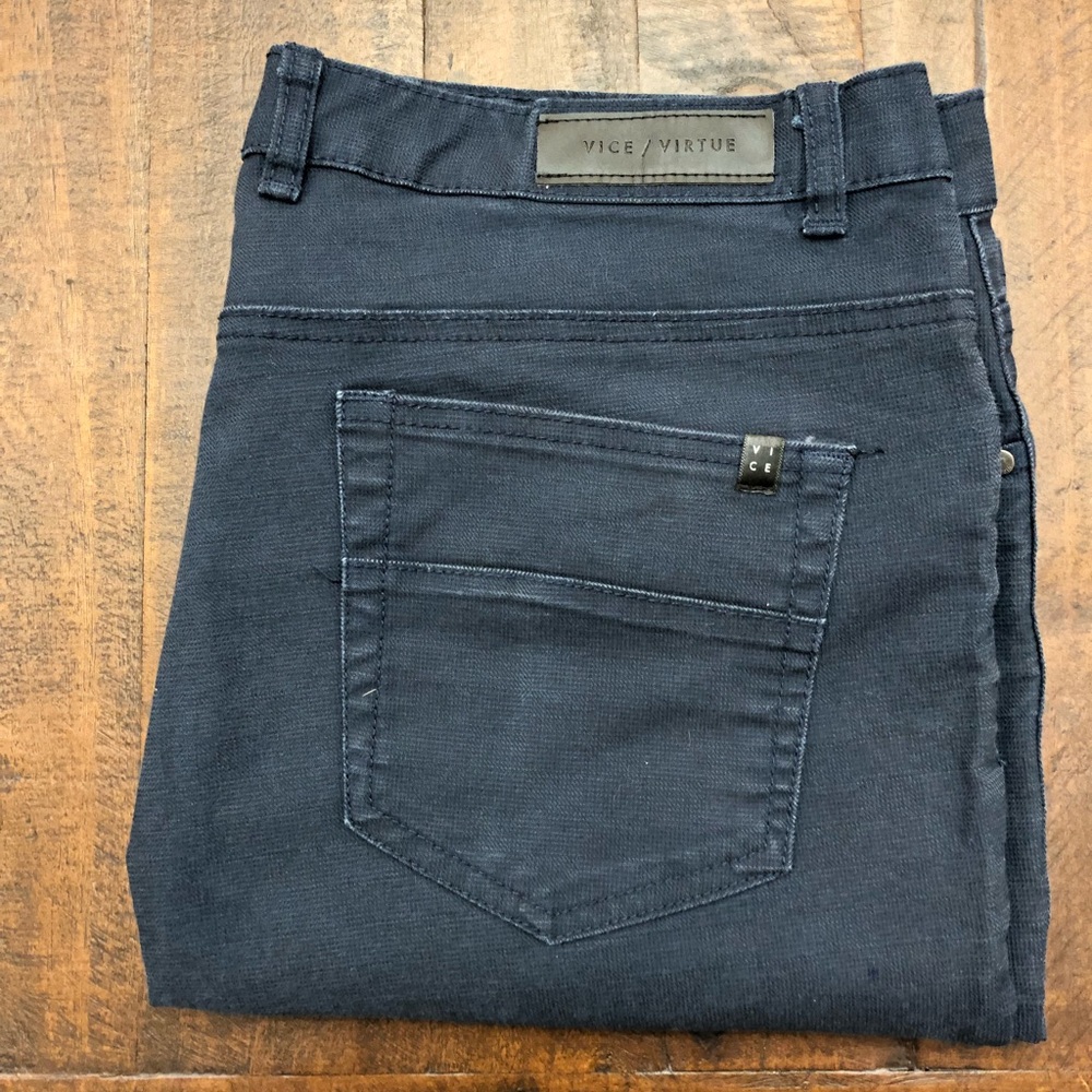 Navy corduroy jeans